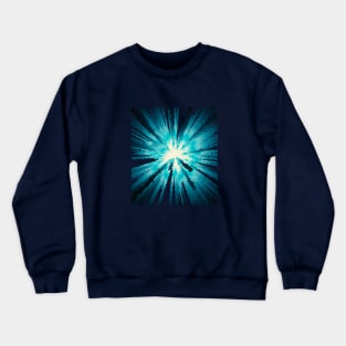 Underwater blue star. Crewneck Sweatshirt